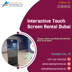 Interactive Touch Screen Kiosk Rental UAE