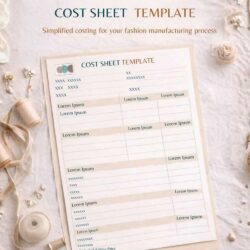Cost Sheet Template - The ODD Factory