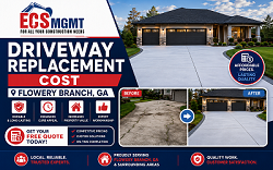 Driveway Replacement Cost Flowery Branch GA