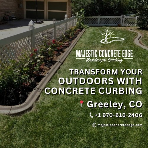 Concrete Landscape Border in Greeley, CO Concrete Landscape Border in Greeley, CO
