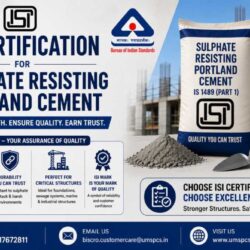 ISI Certification for Sulphate Resisting Portland Cement