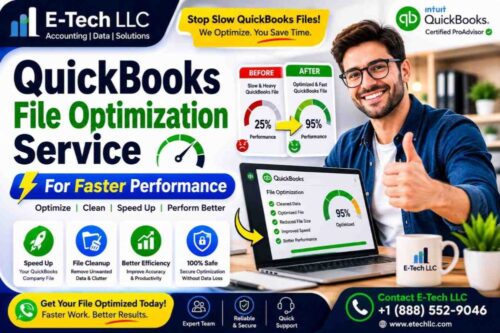 QuickBooks File Optimization Service for Faster Performance QuickBooks File Optimization Service for Faster Performance