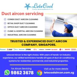 Duct aircon servicing