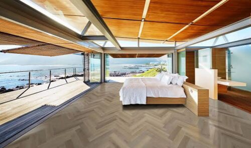 Herringbone hybrid floor Herringbone hybrid floor