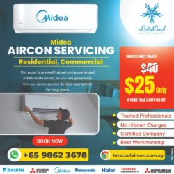 midea aircon servicing