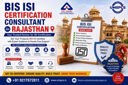 BIS ISI certification in Rajasthan BIS ISI certification in Rajasthan