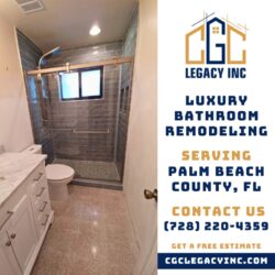 Local Company Specializing in Luxury Bathroom Remodeling in West Palm Beach Florida