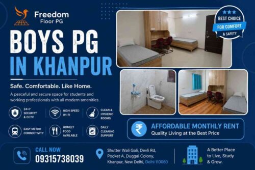BoysPGinKhanpur-Freedomfloorp BoysPGinKhanpur-Freedomfloorp