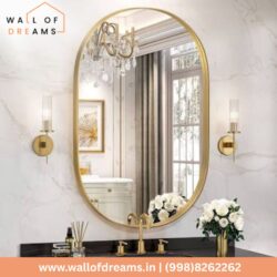 Gold Trim Mirror