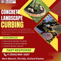 Concrete Curb Edging Near Vero Beach, FL