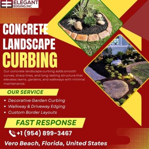 Concrete Curb Edging Near Vero Beach, FL Concrete Curb Edging Near Vero Beach, FL