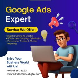 Blue and White Gradient Geometric Modern 3D Man Illustrative Digital Marketing Agency Instagram Post (1)