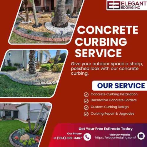 Concrete Lawn Edging Near Port St. Lucie, FL Concrete Lawn Edging Near Port St. Lucie, FL