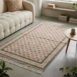 cotton-floor-rug-hand-block-printed-in-green-and-dusty-pink-colours-with-a-floral-design-for-living-room-and-bedroom-soft-washable-area-rugrugspt-ru-9455-hs-9840593