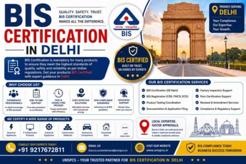 BIS Certification in Delhi BIS Certification in Delhi