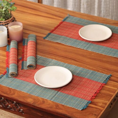 table-mats-handmade-with-grass-and-cotton-in-crystal-teal-and-red-set-of-4-and-6-12-x-18-inches-heat-resistant-non-slippery-and-eco-friendlypt-gm-9173-hs-776769 (1) table-mats-handmade-with-grass-and-cotton-in-crystal-teal-and-red-set-of-4-and-6-12-x-18-inches-heat-resistant-non-slippery-and-eco-friendlypt-gm-9173-hs-776769 (1)