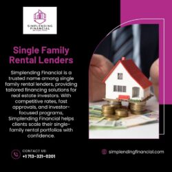 Trusted Single Family Rental Lenders for Real Estate Investors (1)