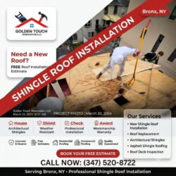 Shingle Roof Installation Bronx NY