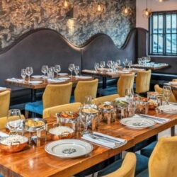 family dining in West Vancouver