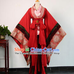 China_Ancient_Queen_Red_Hanfu_Dress_Tang_Dynasty_Court_Woman_Garments_Traditional_Drama_Empress_Wu_Zetian_Clothing