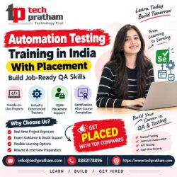 Automation testing training in india with placement