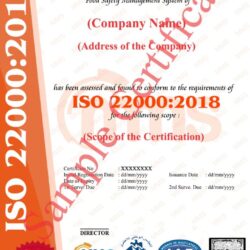 ISO 22000 Certification