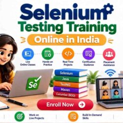 Selenium Testing Training online in India.