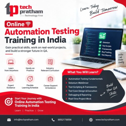 Online Automation testing training in india Online Automation testing training in india