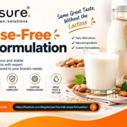 Lactose-free milk formulation