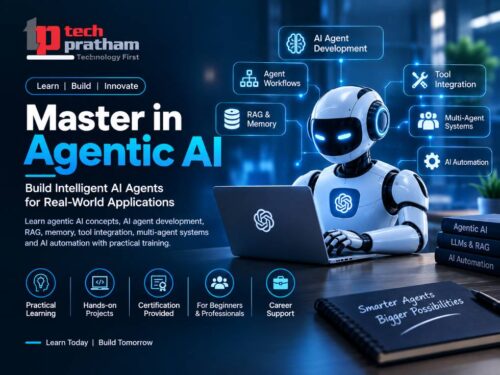Master in Agentic AI – AI Agent Development, RAG, Multi-Agent Systems and AI Automation by TechPratham Master in Agentic AI – AI Agent Development, RAG, Multi-Agent Systems and AI Automation by TechPratham