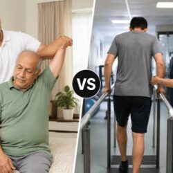 Home Physiotherapy vs Clinic Physiotherapy in Delhi