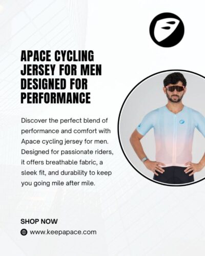 Apace Cycling Jersey for Men Designed for Performance Apace Cycling Jersey for Men Designed for Performance
