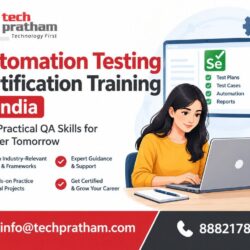 Automation testing certification training in india