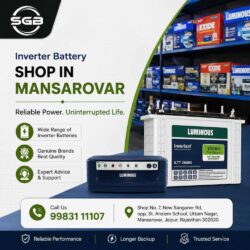 Inverter Battery Shop in Mansarovar