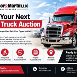 semi truck auction