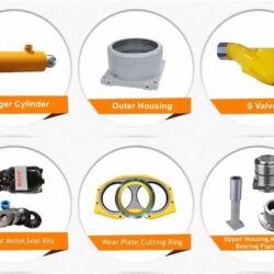 Concrete pumping equipment and parts