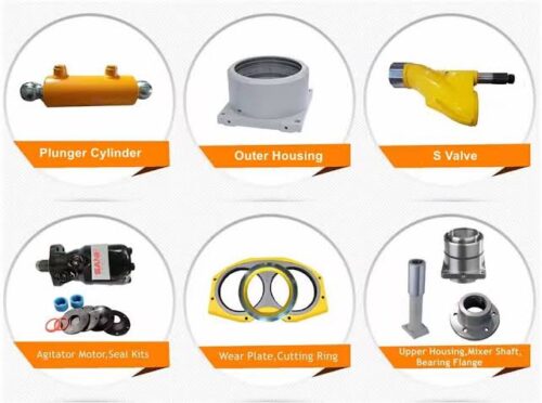 Concrete pumping equipment and parts Concrete pumping equipment and parts