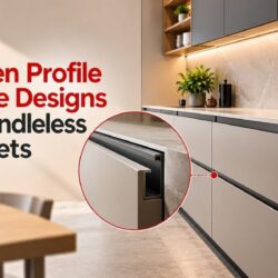Kitchen Profile Handle Designs for Handleless Cabinets