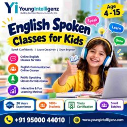 YoungIntelligenz Kids English Classes Poster