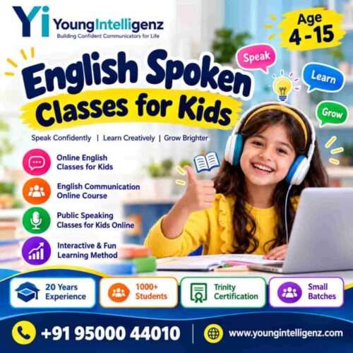 YoungIntelligenz Kids English Classes Poster YoungIntelligenz Kids English Classes Poster