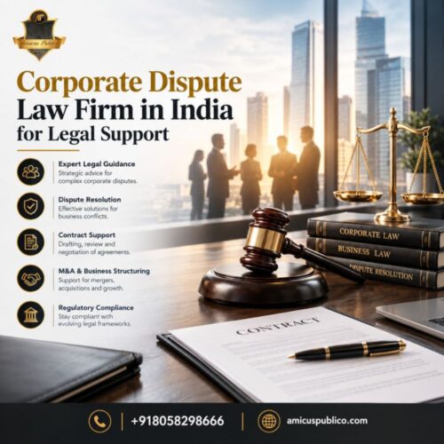 Corporate Dispute Law Firm in India for Legal Support Corporate Dispute Law Firm in India for Legal Support