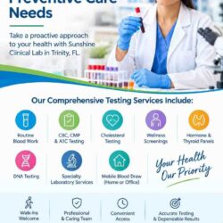 Sunshine Clinical Lab Preventive Care Flyer-100kb